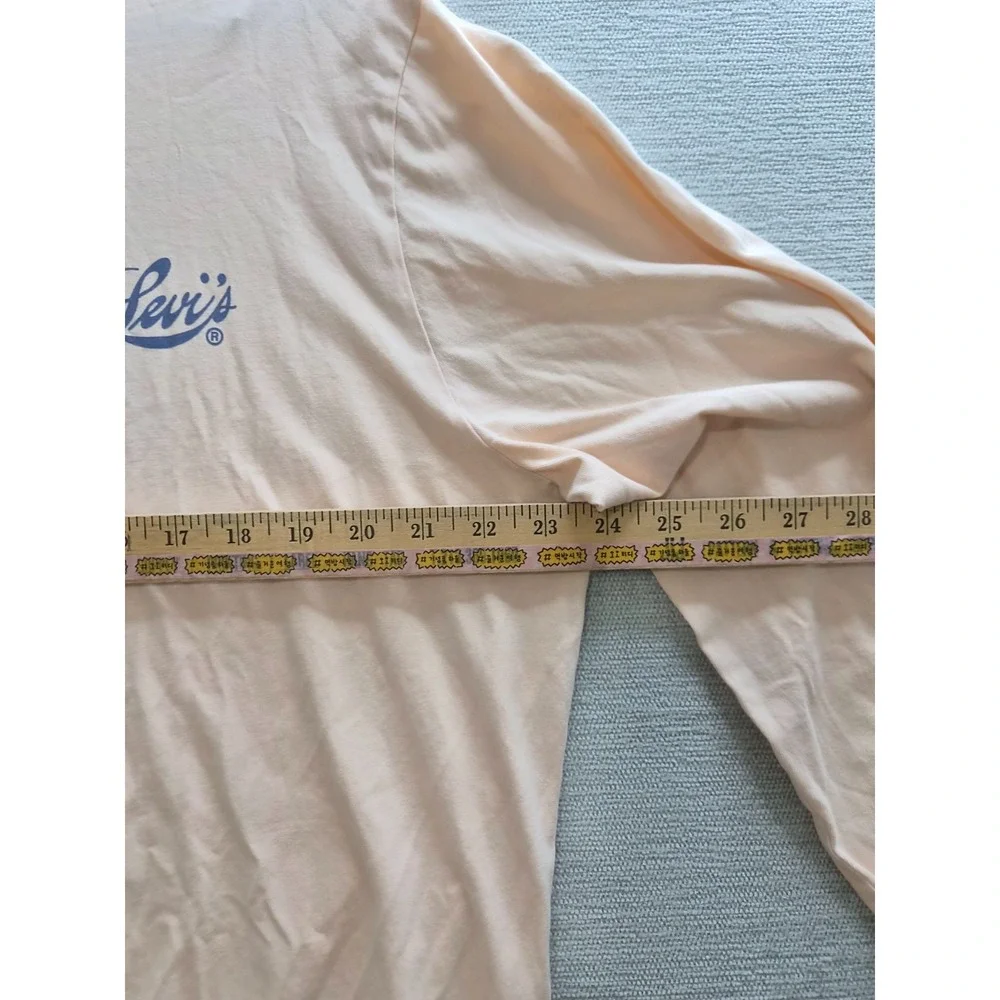 Levi's Shirt Mens XL Pink Palm Trees & Sun Graphic Relaxed Fit Everyday Wear